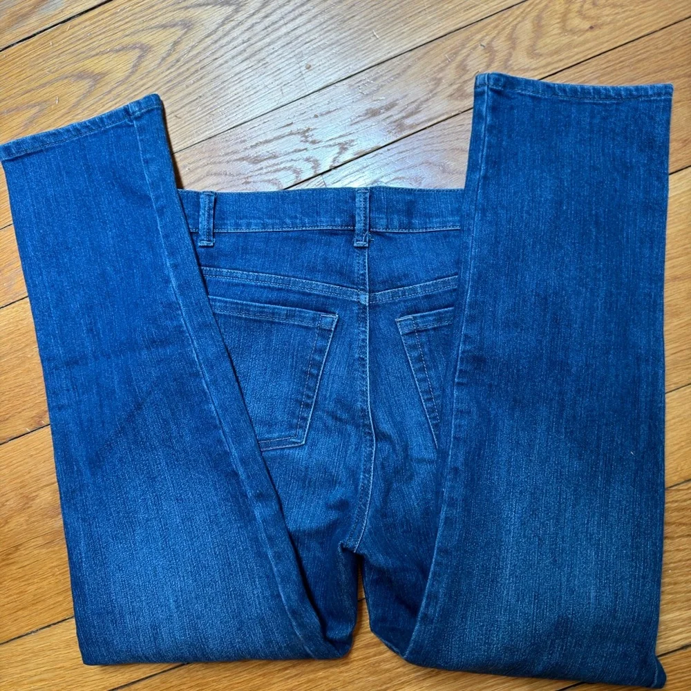 GLORIA Vanderbilt Amanda Blue Size 8 Petite EUC - Picture 6 of 6